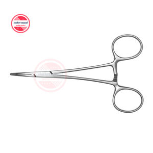 คีมตัดยุง Hemostat,เครื่องมือผ่าตัดทางทันตกรรมสเตนเลสสตีลคีมหนีบปรับได้แบบตรงมีโลโก้ตามสั่ง - Product Image 1