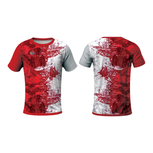 Conjunto de ropa deportiva ecológica con estampado personalizado camiseta de sublimación de poliéster reciclado - Product Image 1