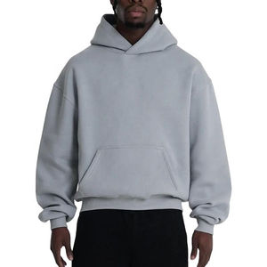 Fabricant de sweats à capuche personnalisés en molleton français, sweats à capuche surdimensionnés pour la gym, entraînement, activité physique, manches longues, pull léger, sweats à capuche surdimensionnés - Product Image 1