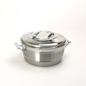 Casserole isotherme en acier inoxydable de haute qualité, design texturé, durable, avec couvercle pour la maison, les hôtels et les restaurants - Product Image 5