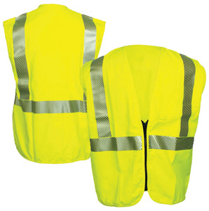Chaleco DE SEGURIDAD reflectante de 100% poliéster unisex, ligero, de alta visibilidad, resistente al agua, multiseguridad para todos los tamaños - Product Image 1
