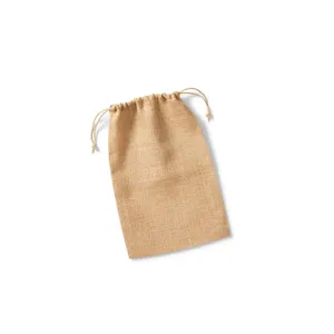 Sacche Sportive Sostenibili in Juta per Merchandising Promozionale con Coulisse - Product Image 1