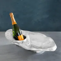 Elegante Cubitera Vertical de Aluminio Hecha a Mano con Acabado Dorado, Diseño Moderno y Ecológico para Fiestas, Decoración ZAHID EXPORTS