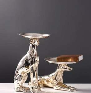 Belle figurine d'animal en aluminium faite à la main adaptée à la décoration de la maison bureau bureau et présentoir de salon moderne - Product Image 2