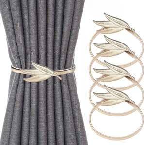 Nueva Colección 2023, Elegantes y Modernos Sujetadores de Cortinas con Acabado Dorado Brillante, Accesorios de Decoración para el Hogar, Gran Venta, Nueva Llegada - Product Image 4