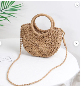 Premium Quality Summer Beach Multicoloured Elegant <b>Straw</b> <b>Bags</b> Customized Ladies Shoulder <b>Straw</b> Hand <b>Bags</b> Wholesale Products - Product Image 3