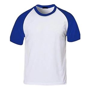 Camiseta SICFRIEND NB Printedemmc Bgas13 en 1s para Hombre, 100% Algodón, Informal, Lisa, Teñida con Patrón, Cuello Redondo - Product Image 6