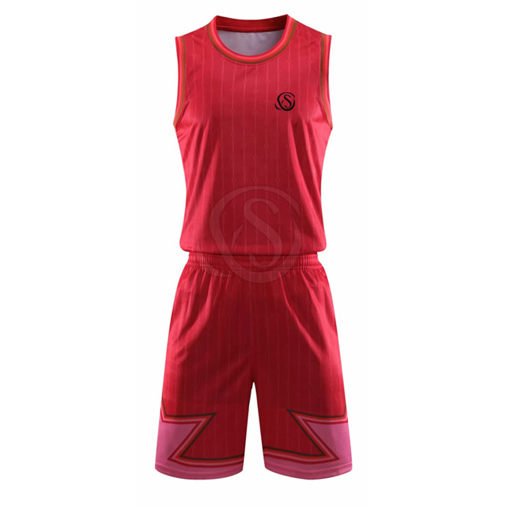 Latest Design Custom Made Breathable Plus Size Basketball Uniform Sets for Men with Custom Colors & Logo High Quality Sportswear