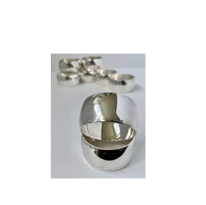 Porte-serviettes en pierre précieuse en acier Anneaux de serviette en agate de cristal et taille personnalisée Offre Spéciale produit Accessoires Utilisation de mariage - Product Image 4