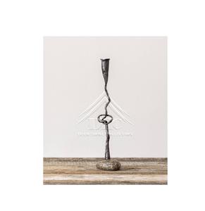 Bougeoir votif en fer forgé de haute qualité forgé à la main Design traditionnel rustique classique pour l'intérieur de la maison pour Noël - Product Image 2