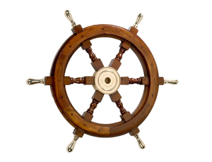 Hot Selling Wooden <b>Ship</b> <b>Wheel</b> Object Good Quality Wholesale Nautical Accessories Elegant <b>Ship</b> <b>Wheel</b> for Decoration Home & Office - Product Image 2