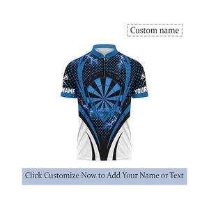 Customized <b>Dart</b> Team <b>Dart</b> Shirt Full Digital Printing Custom Design <b>Darts</b> Shirts Sublimated Polo Jersey - Product Image 2