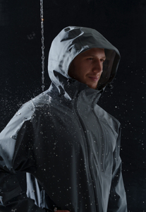 Vestes pour hommes Logo personnalisé Coupe-vent Imperméable Fermeture éclair à capuche Vestes de randonnée en plein air Veste coupe-vent pour hommes en vente 2025 - Product Image 4