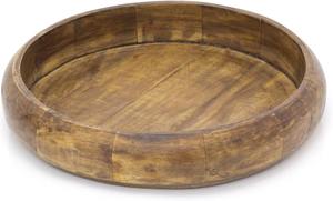 Bol à fruits en bois de manguier de grande taille pour la maison, le plus vendu, bol de présentation en bois rustique - Product Image 4