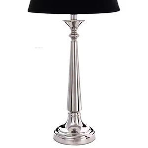 Portman Nickel <b>Lamp</b> <b>Base</b> Silver nickel metal <b>lamp</b> <b>base</b> metal Bamboo Nickel <b>Lamp</b> <b>Base</b> - Product Image 1