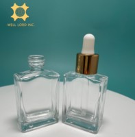 Flacon compte-gouttes en verre mat de 30 ml avec col en aluminium, couleur de logo personnalisée, bouchon à vis, OEM/ODM disponible, cosmétiques, soins de la peau, crème pour les yeux