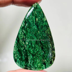 100% naturel vert Aventurine Cabochon forme mixte Quartz pierre précieuse en vrac pour la fabrication de bijoux ovale cristal bijoux - Product Image 2