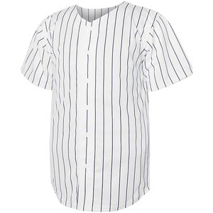 Uniformes de béisbol personalizados de último diseño personalizados, camiseta de béisbol sólida para hombres y mujeres, manga corta lisa - Product Image 2