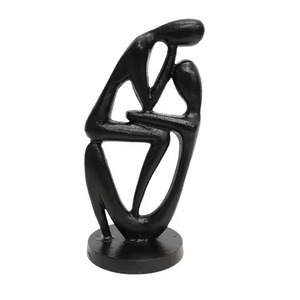 Figurines de couple en métal de qualité assurée, sculptures qui font de magnifiques cadeaux pour un anniversaire, un mariage ou une demande en mariage - Product Image 6