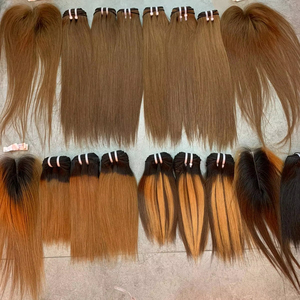 Extensions de cheveux humains Remy vietnamiens Super Double dessiné pleine cuticule aligner os soyeux droite trame de Machine prix de gros - Product Image 1