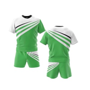 Camisetas de equipo de rugby de poliéster transpirable hechas en fábrica, conjuntos de nombre y números personalizados, ropa deportiva con estampado sublimado - Product Image 5