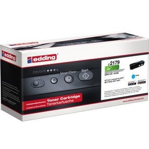 ตลับหมึกอีดดิ้งสำหรับ HP 410X EDD-2179 ความจุ 5,000 หน้า สีฟ้า - Product Image 1