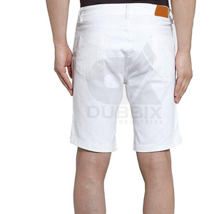 2025 Summer Men's Custom Made Mid Breathable <b>Quick</b> <b>Dry</b> 100% Cotton Solid Pattern Casual Jeans <b>Shorts</b> High Quality Wholesale - Product Image 4