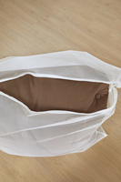 AVAIN (SOSU) Filet à linge en maille carré avec fermeture éclair pliable de haute qualité fabriqué en Corée 90x90cm