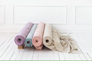 Vente en gros de tissu de lin 100% tissé organique 115 ''/292cm Literie simple pour garçons et filles Coussin de canapé Rideaux de maison Robes Industrie - Product Image 5