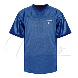 Uniforme de Fútbol Americano para Adultos, Camiseta de Manga Corta Estampada, 100% Poliéster, Conjunto de Uniforme de Fútbol para Equipos, Tallas Grandes - Product Image 2