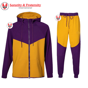Chándal Personalizado de Algodón Omega con Bordado, Chándal Griego de Alta Calidad para Hermandades, Chándal Transpirable para Hombres - Product Image 3