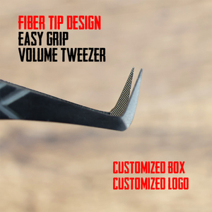 Custom Logo Eyelash Tweezers Stainless Steel Precision <b>Tools</b> <b>Box</b> Packaging <b>Pink</b> Black Silver Colors OEM Custom Branding - Product Image 3