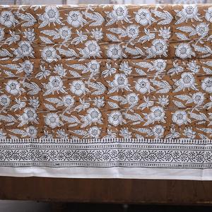 Drap de lit en coton fait main avec impression traditionnelle de blocs à la main pour une décoration de maison élégante Literie douce, lavable et durable - Product Image 2