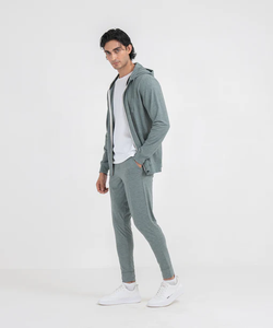 Sweat à capuche en polaire pour homme, grande taille, coton, anti-rétrécissement, respirant, poche avant, personnalisable, OEM, marque privée, décontracté, sport - Product Image 3