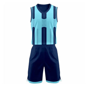 Vêtements de sport de base Uniformes de volleyball de couleur unie pour hommes Uniformes d'entraînement personnalisés Vente en gros Uniformes de volleyball de conception OEM - Product Image 4