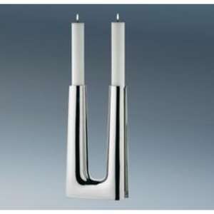 Portavelas de acero inoxidable de diseño moderno con artesanía elegante para una decoración de sala de estar elegante y contemporánea - Product Image 2