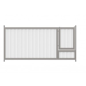 Frente con Puerta Sandwich 30 mm - 200x100 cms. - Product Image 1