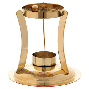 Quemador de aceite de hierro hecho a mano indio Aroma quemador de carbón de incienso esencial moderno uso hogar aire fragancia Hotel Bar quemador de incienso - Product Image 4