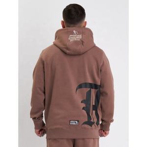 Sudadera con Capucha para Hombre, Talla Grande, 100% Algodón, Felpa, Invierno, con Bolsillo y Logotipo Bordado, Oferta al por Mayor de Calidad OEM Personalizada - Product Image 1