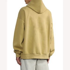 เสื้อมีฮู้ดตัวใหญ่พิเศษแบบสวมศีรษะสำหรับผู้ชายชุดซิปสีน้ำตาลจาง500กรัม600 400 350 - Product Image 4