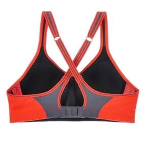 Sujetador deportivo reversible transpirable de talla grande para mujer 2025 con logotipo frontal, ropa de entrenamiento sin costuras de alto soporte para Fitness - Product Image 4
