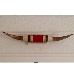 Décoration murale artisanale en corne de taureau écologique avec un design animal moderne, taille personnalisée, paire de cornes de buffle antiques - Product Image 1