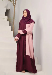 Dernière nouveauté de qualité supérieure, confortable et respirant pour dames, abaya musulmane, abaya pour femmes à la mode, vente en gros - Product Image 4