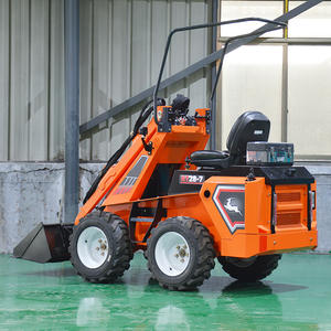 CE EPAユーロ5ミニスキッドステアポンプ<span class=keywords><strong>2</strong></span>トンローダースノーブロワー家庭用INFRONT 4x4トレンチャースキッドステア1年 - Product Image 5