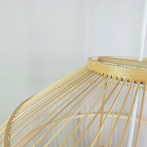 โคมไฟไม้ไผ่ธรรมชาติดีไซน์นอร์ดิกทันสมัยมีคุณภาพสูงแบบนอร์ดิกสำหรับใช้ในบ้านโรงแรมร้านอาหาร - Product Image 3