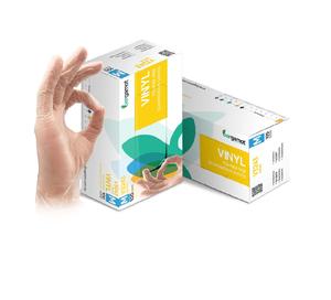 Clear PVC Bergamot Healthcare Supply Gloves CE & ISO Certified Sizes XS-XL - Product Image 1
