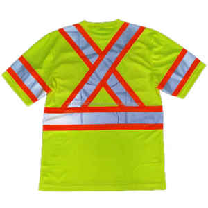 Custom Logo Reflective <b>T</b> <b>Shirt</b> Men High Visibility Reflective Safety <b>Shirt</b> <b>Hi</b> <b>Vis</b> Workwear Half Sleeve Custom 2025 Men Tshirt - Product Image 5