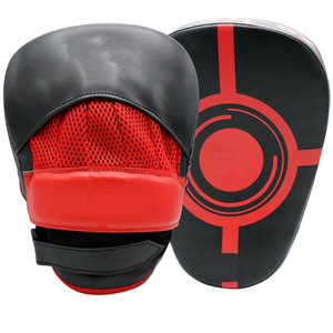 MMA Maui Thai Mitts Almohadillas de boxeo Logotipo personalizado Perforación MMA Gear Focus Pads Almohadilla de patada de cuero original - Product Image 4