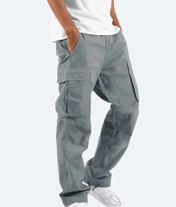 Logotipo personalizado de la marca Ropa al aire libre Pantalones Cargo Hombres Pantalones de hombre personalizados de alta calidad Antiarrugas Liso teñido Impreso - Product Image 2