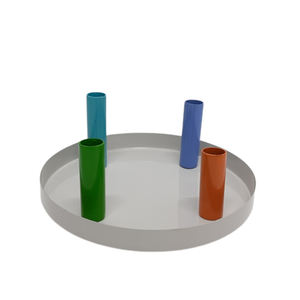 Design attrayant de la meilleure qualité Bol de service en métal de couleur or et noir unique avec base martelée de forme ronde d'Inde - Product Image 2